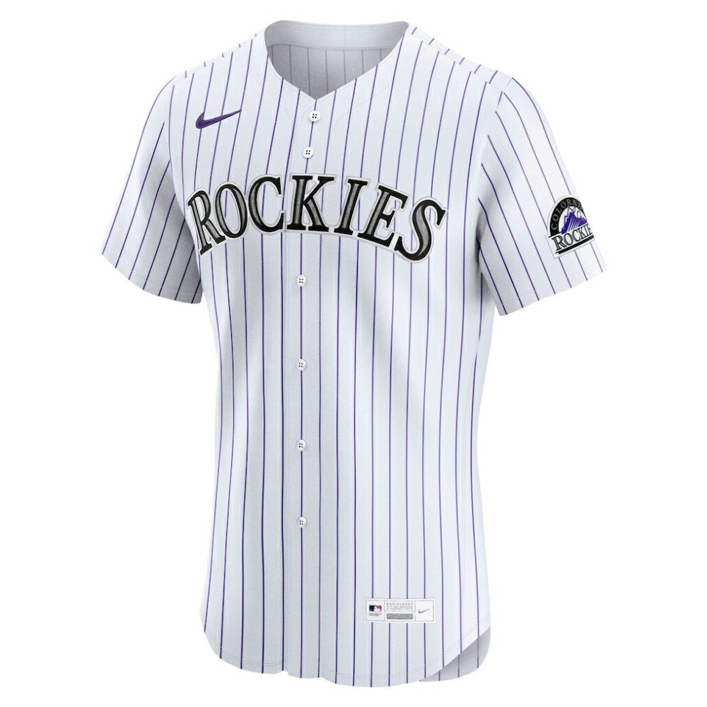 Colorado Rockies Home Elite Jersey White | Nike