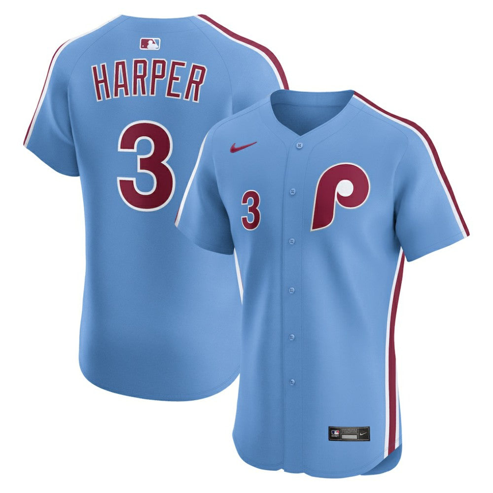 Bryce Harper Philadelphia Phillies Alternate Elite Jersey Light Blue | Nike