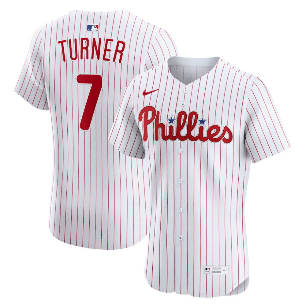 Trea Turner Philadelphia Phillies Home Elite Jersey White | Nike