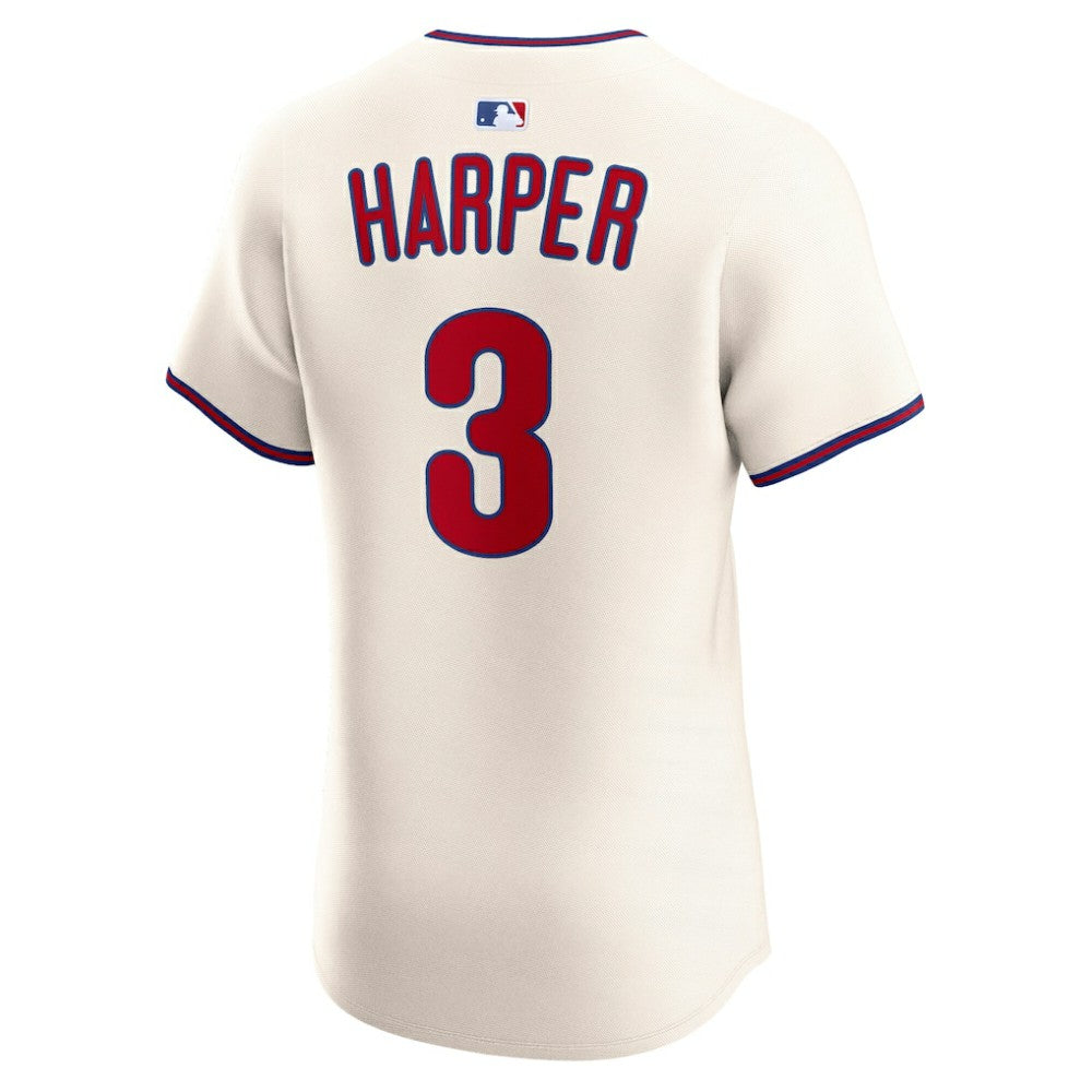 Bryce Harper Philadelphia Phillies Alternate 2 Elite Jersey Cream | Nike