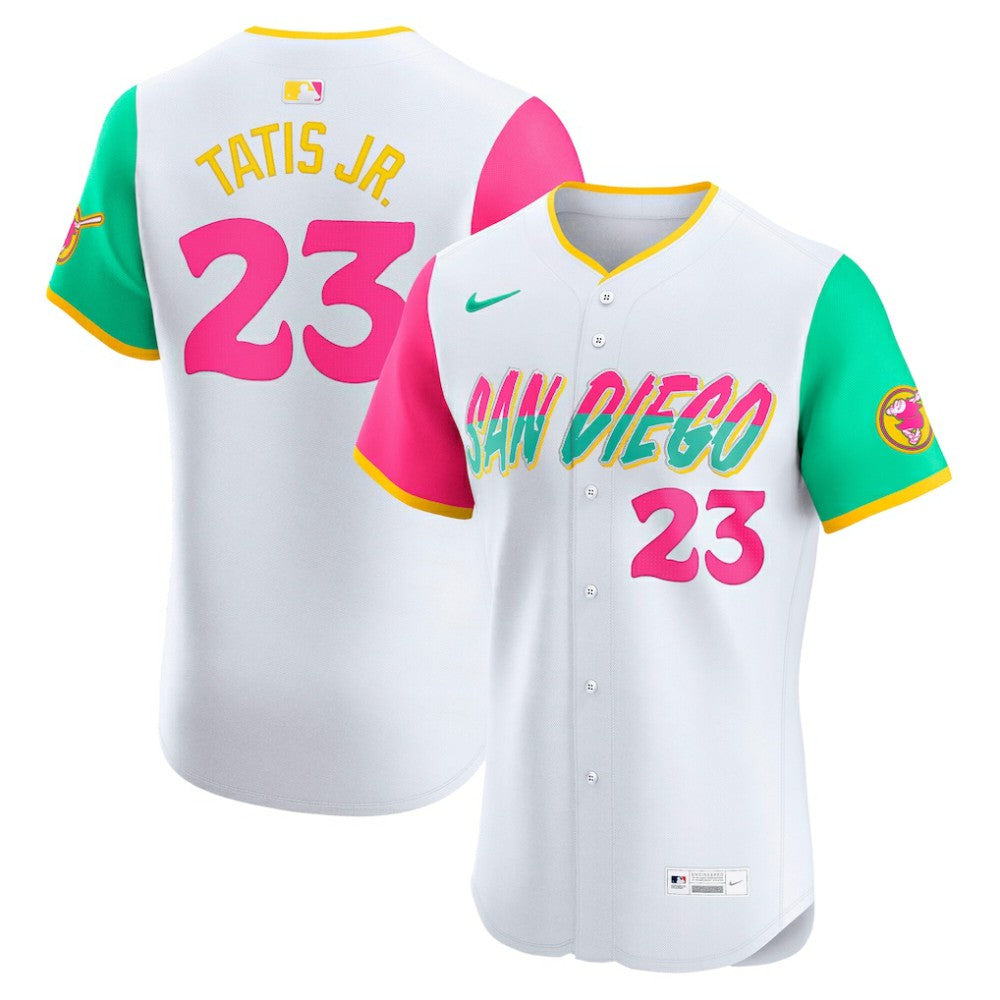 Fernando Tatis Jr. San Diego Padres City Connect Elite Jersey White | Nike
