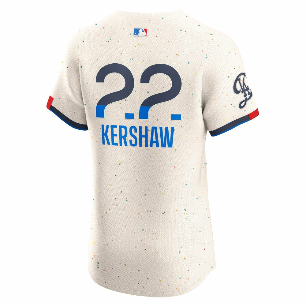 Clayton Kershaw Los Angeles Dodgers City Connect Elite Jersey Cream | Nike