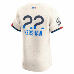 Clayton Kershaw Los Angeles Dodgers City Connect Elite Jersey Cream | Nike