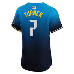 Trea Turner Philadelphia Phillies City Connect Elite Jersey Navy | Nike