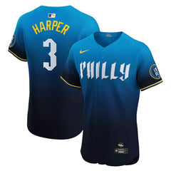 Bryce Harper Philadelphia Phillies City Connect Elite Jersey Navy | Nike