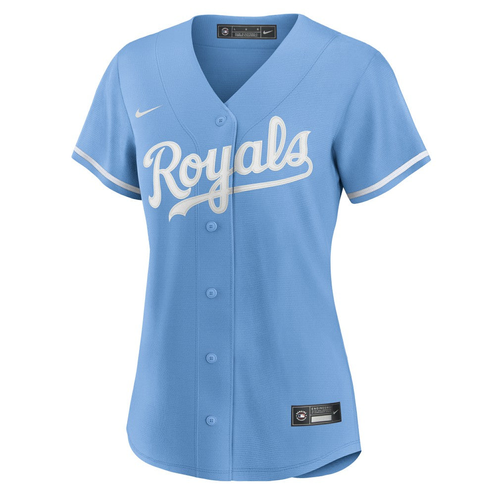 Bobby Witt Jr. Kansas City Royals Women's Alternate Replica Player Jersey Light Blue | Nike