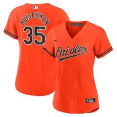 Adley Rutschman Baltimore Orioles Women's Alternate Replica Player Jersey Orange | Nike