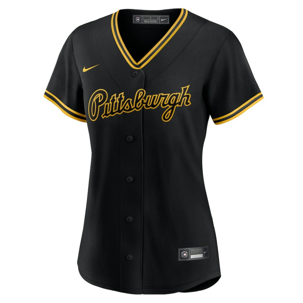 Paul Skenes Pittsburgh Pirates Women's Alternate Replica Player Jersey Black | Nike