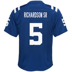 Anthony Richardson Sr. Indianapolis Colts Youth Game Jersey - Royal