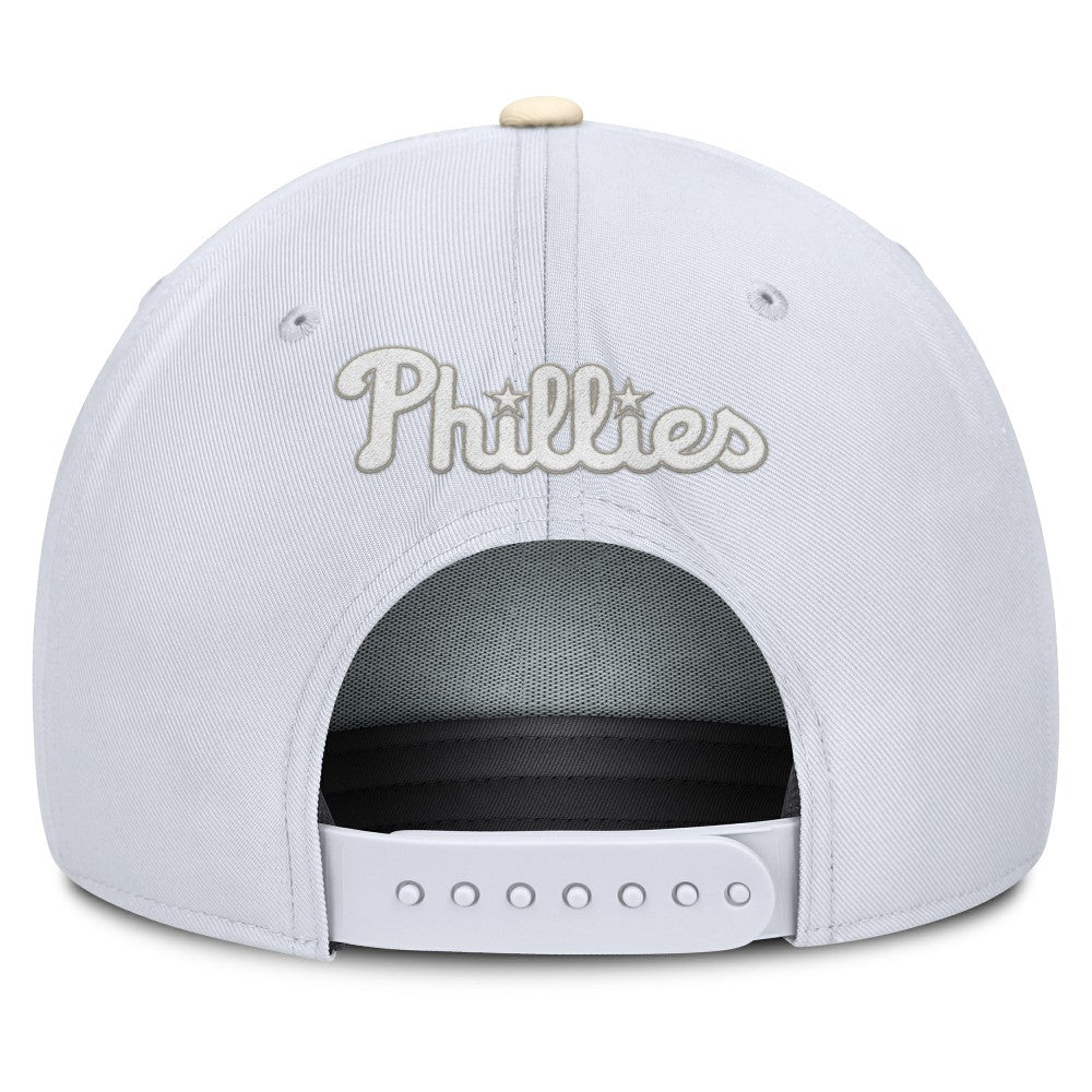 Philadelphia Phillies Pro Performance Snapback Hat White/Cream | Nike