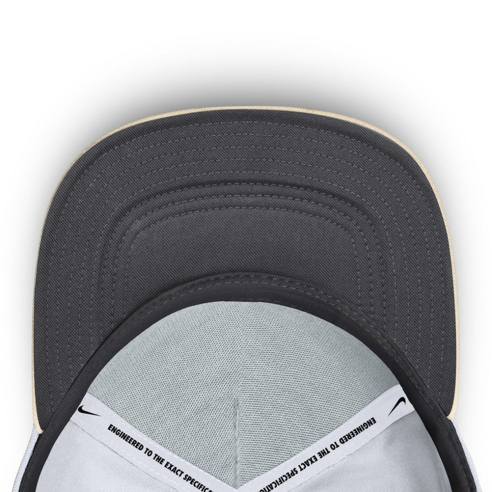 Pittsburgh Pirates Pro Performance Snapback Hat White/Cream | Nike