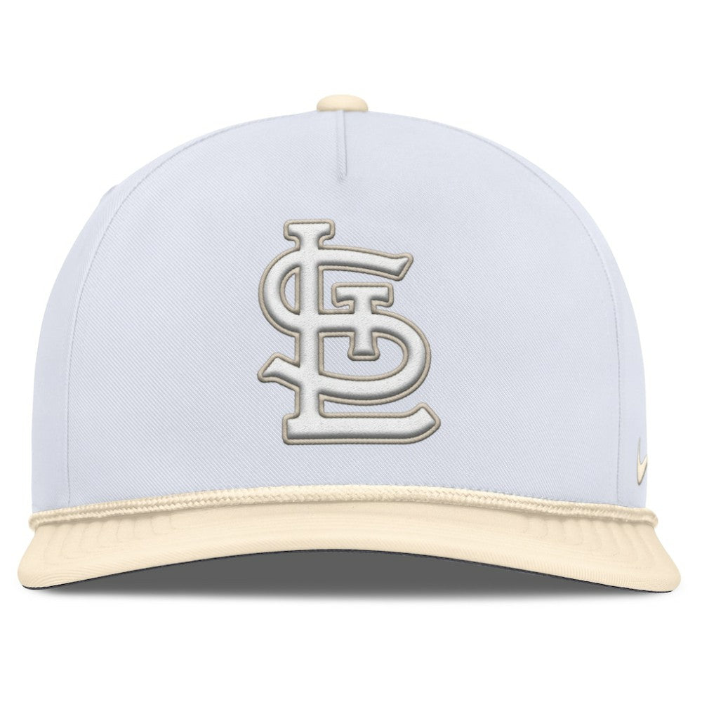 St. Louis Cardinals Pro Performance Snapback Hat White/Cream | Nike