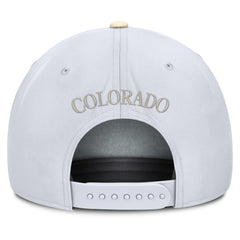 Colorado Rockies Pro Performance Snapback Hat White/Cream | Nike