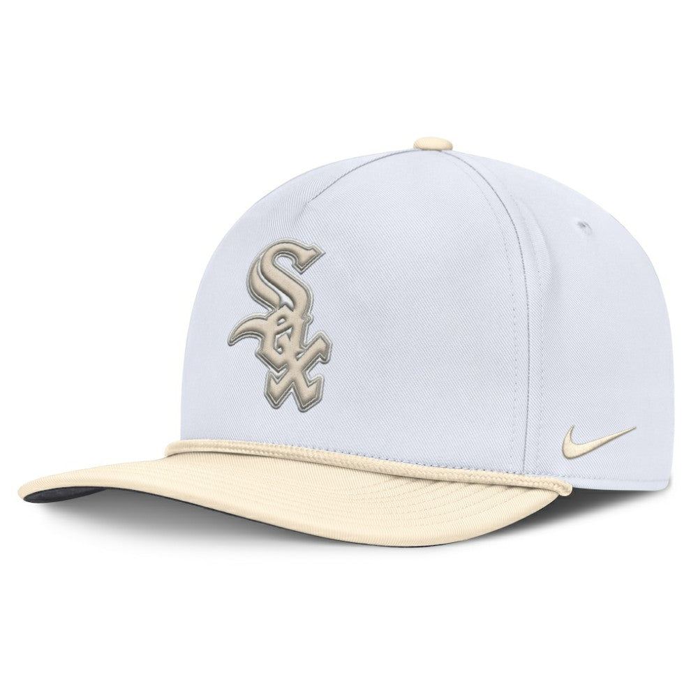 Chicago White Sox Pro Performance Snapback Hat White/Cream | Nike