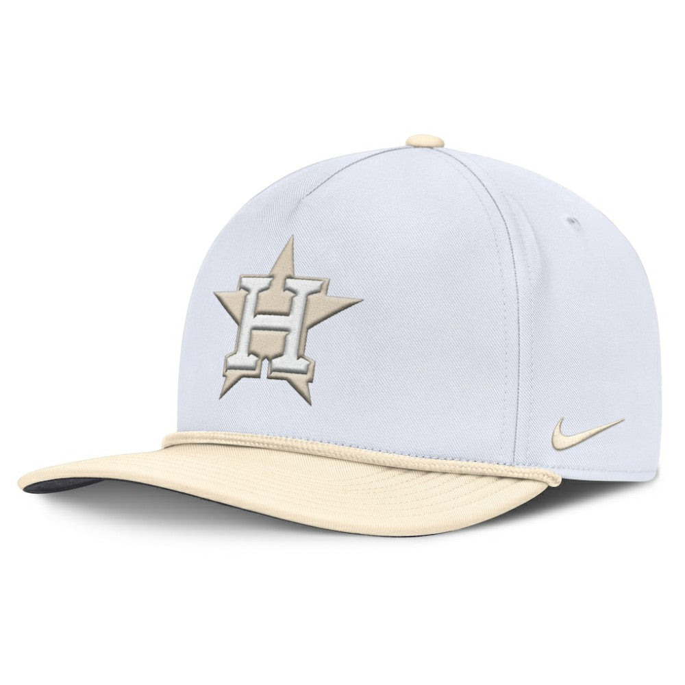 Houston Astros Pro Performance Snapback Hat White/Cream | Nike