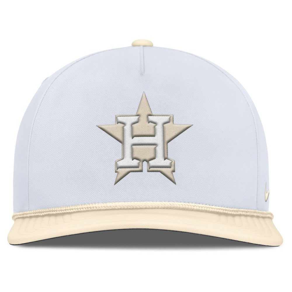Houston Astros Pro Performance Snapback Hat White/Cream | Nike