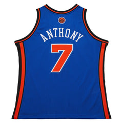 Carmelo Anthony New York Knicks 2010/11 Hardwood Classics Authentic Jersey - Blue