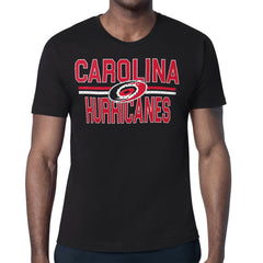 Carolina Hurricanes Starter Mesh Look Team Name T-Shirt Black