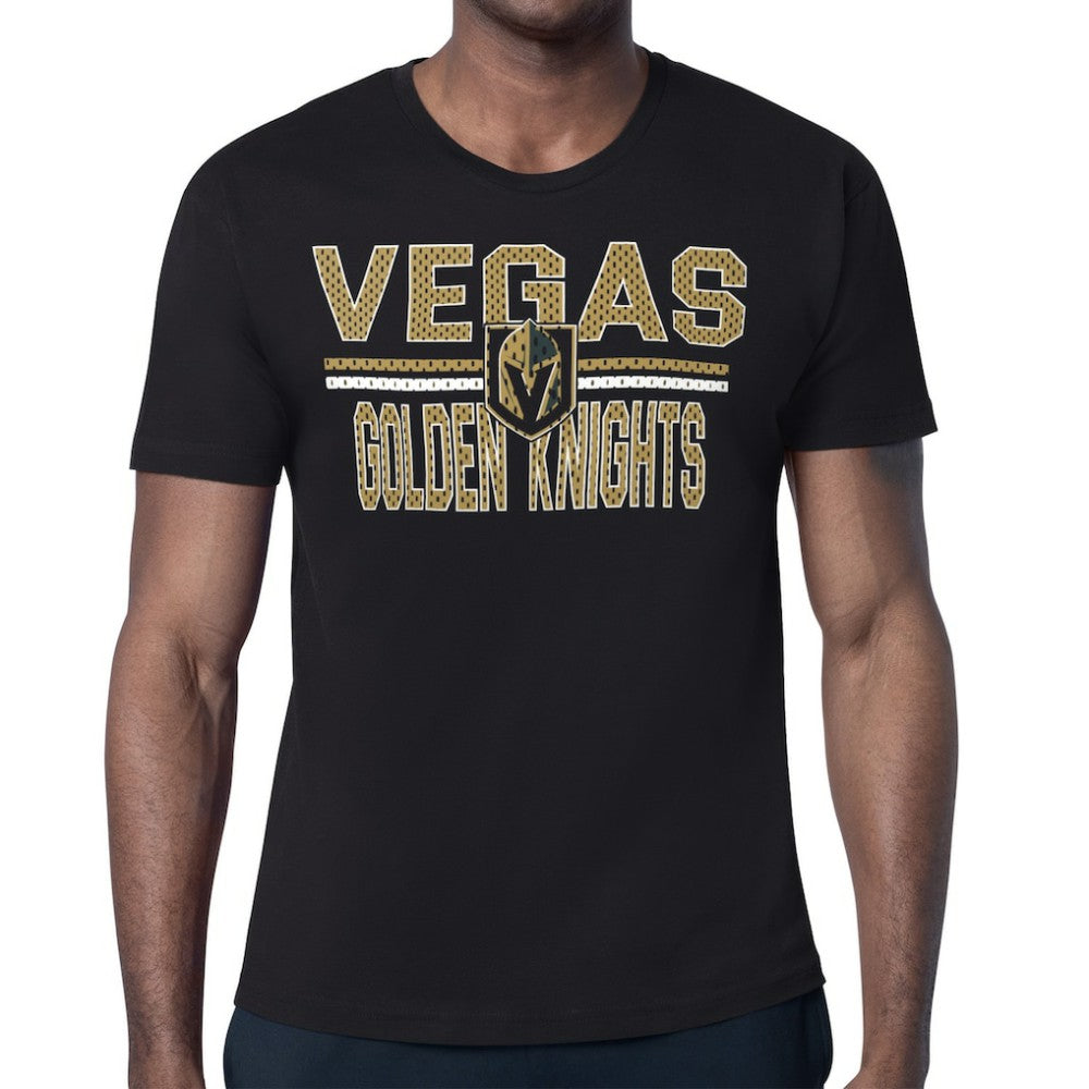 Vegas Golden Knights Starter Mesh Look Team Name T-Shirt Black