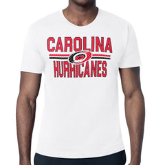Carolina Hurricanes Starter Mesh Look Team Name T-Shirt White