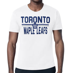 Toronto Maple Leafs Starter Mesh Look Team Name T-Shirt White