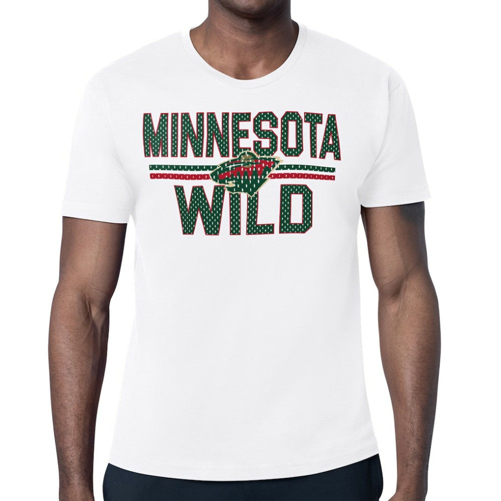 Minnesota Wild Starter Mesh Look Team Name T-Shirt White