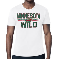Minnesota Wild Starter Mesh Look Team Name T-Shirt White