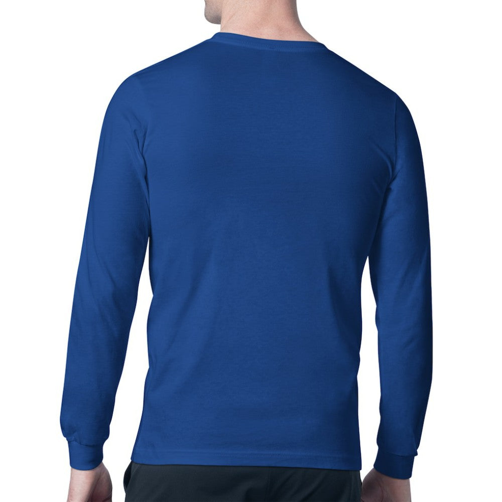 St. Louis Blues Starter Mesh Look Team Name Long Sleeve T-Shirt Blue