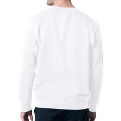 Dallas Stars Starter Mesh Look Team Name Logo Pullover Sweatshirt White