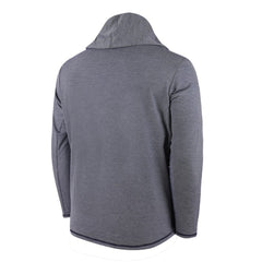 Seattle Mariners Butter Stripe Tri-Blend Long Sleeve Hoodie T-Shirt - Navy