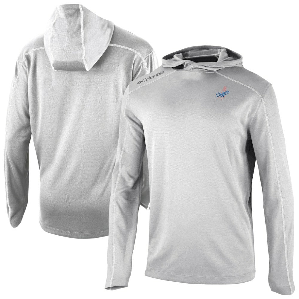 Los Angeles Dodgers Omni-Wick Shotgun Pullover Hoodie Gray | Columbia