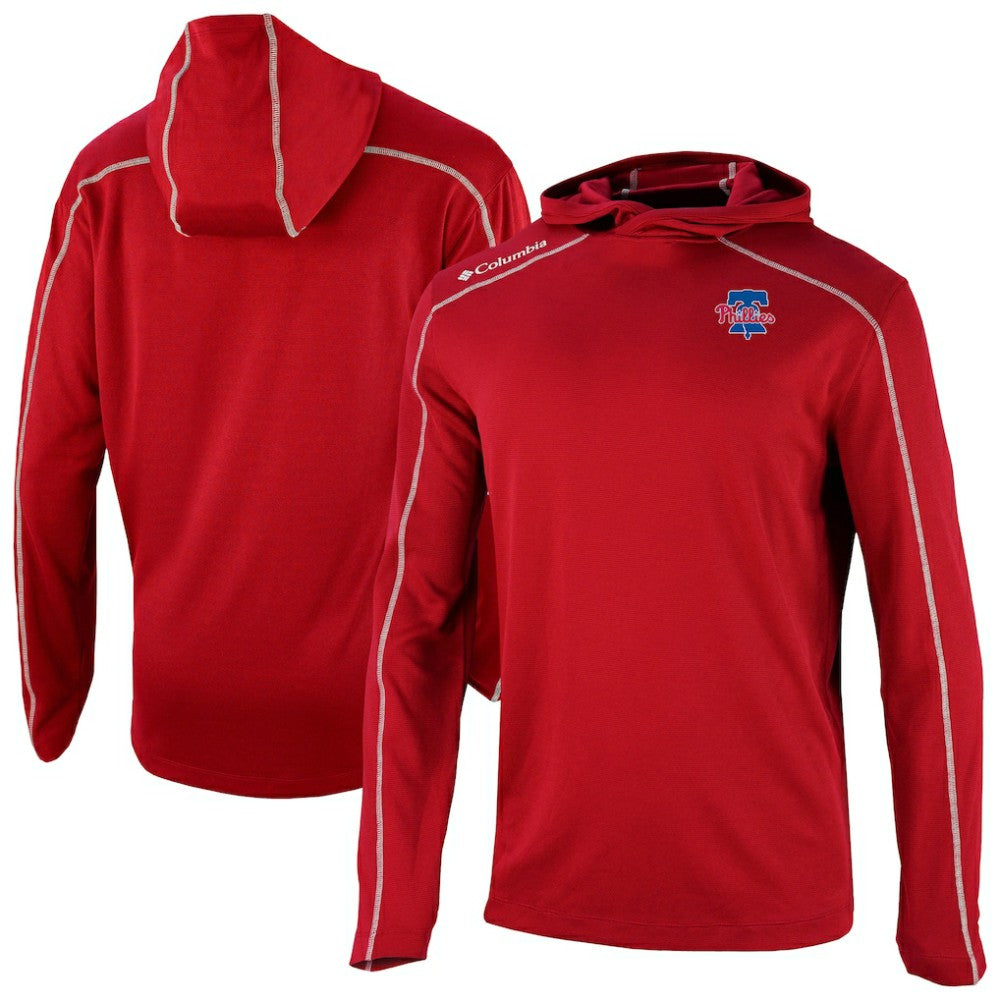 Philadelphia Phillies Omni-Wick Shotgun Pullover Hoodie Red | Columbia