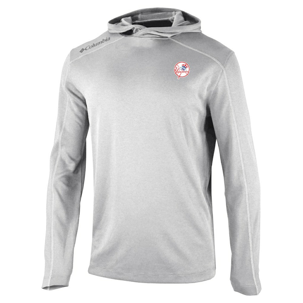 New York Yankees Omni-Wick Shotgun Pullover Hoodie Gray | Columbia