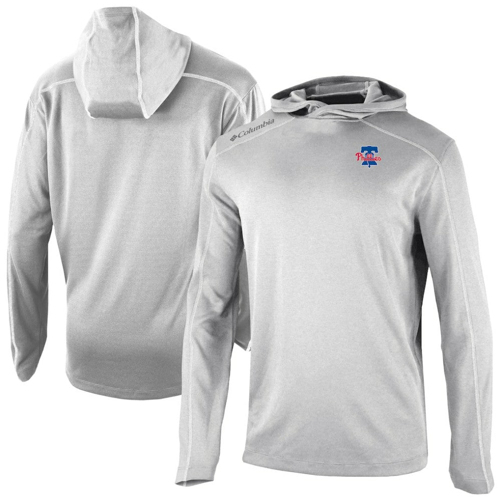Philadelphia Phillies Omni-Wick Shotgun Pullover Hoodie Gray | Columbia
