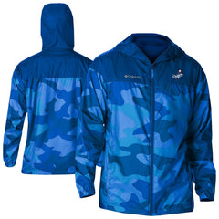 Los Angeles Dodgers Camo Flash Challenger Full-Zip Windbreaker Jacket Royal | Columbia