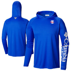 Philadelphia Phillies Omni-Wick Terminal Tackle Raglan Long Sleeve Hoodie T-Shirt Royal | Columbia