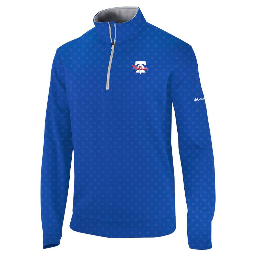 Philadelphia Phillies Wickham Hills Omni-Wick Quarter-Zip Jacket Royal | Columbia