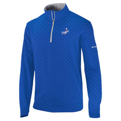 Los Angeles Dodgers Wickham Hills Omni-Wick Quarter-Zip Jacket Royal | Columbia