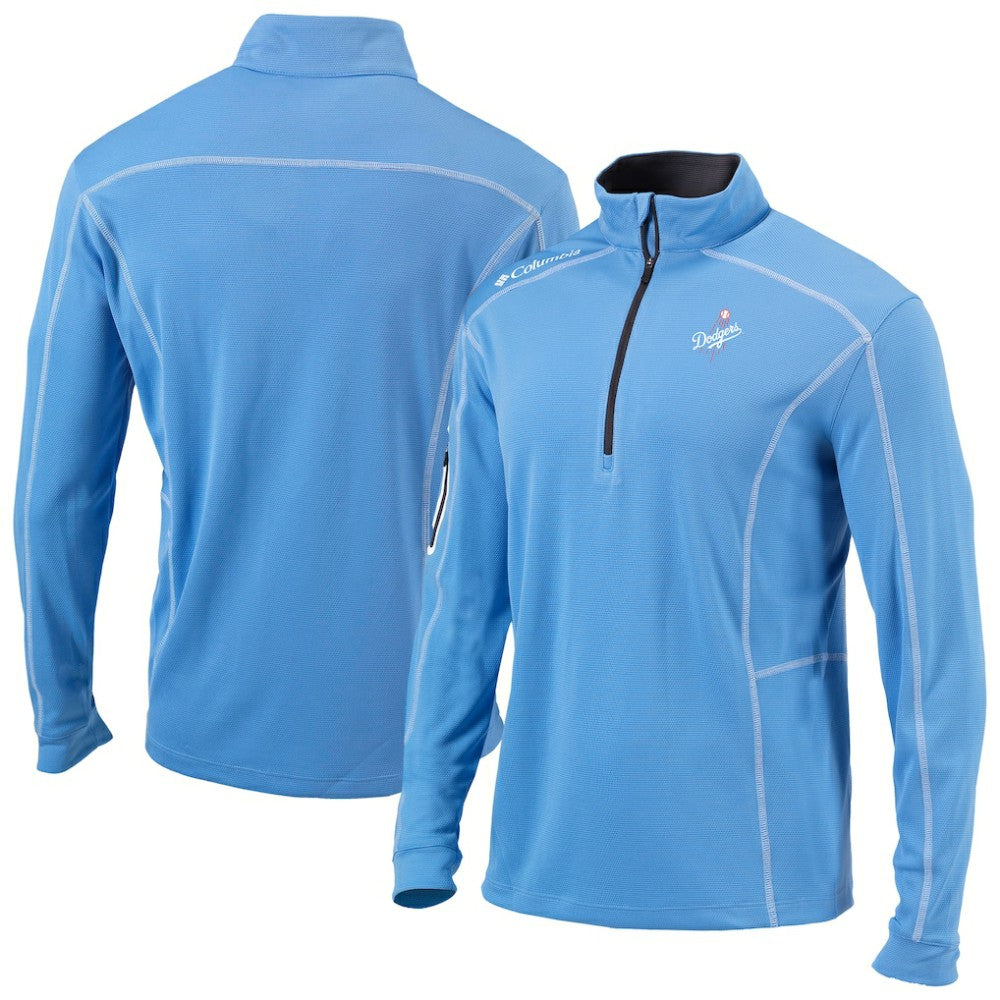 Los Angeles Dodgers Omni-Wick Shotgun Quarter-Zip Jacket White | Columbia