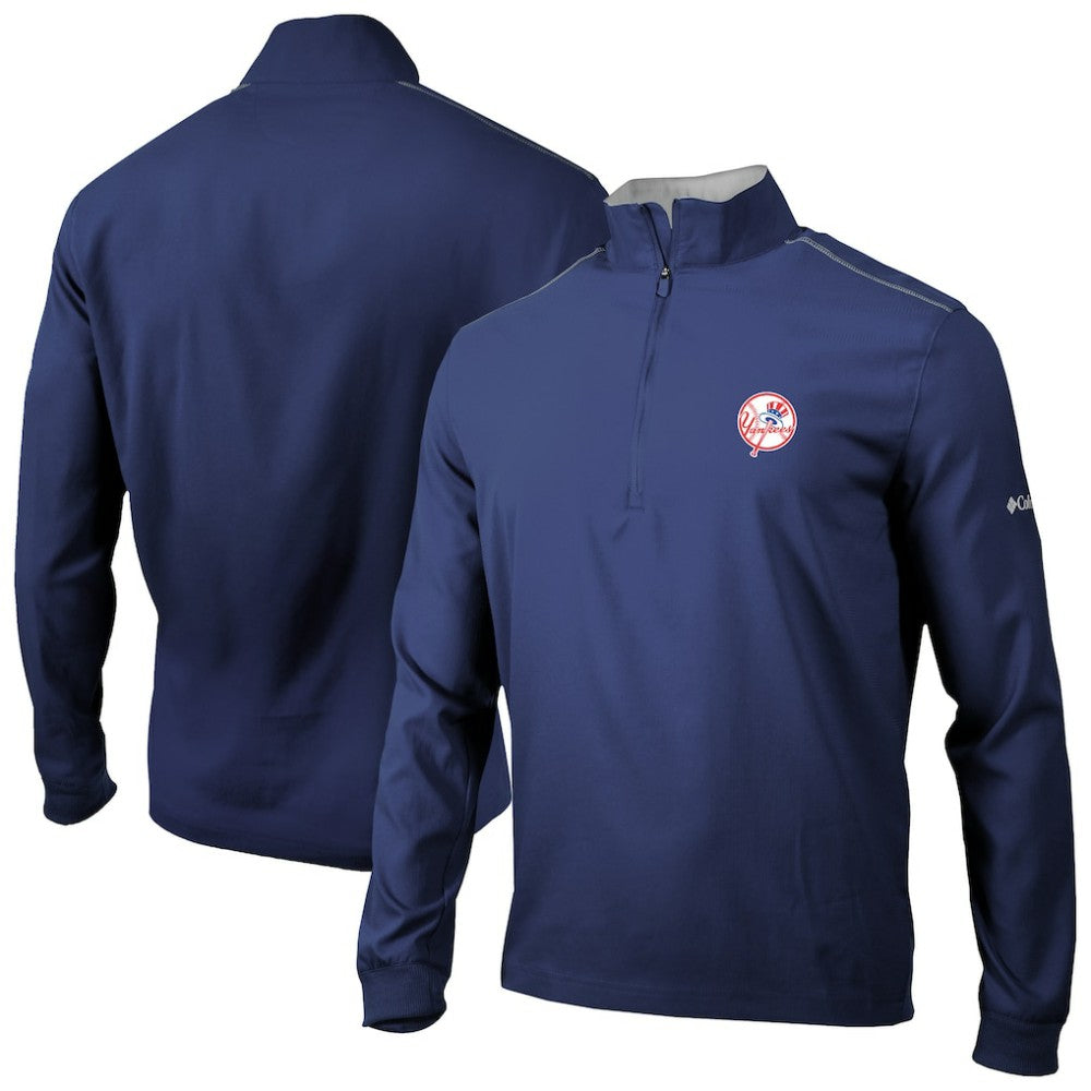 New York Yankees Omni-Wick Bogey's Paradise Quarter-Zip Top Navy | Columbia