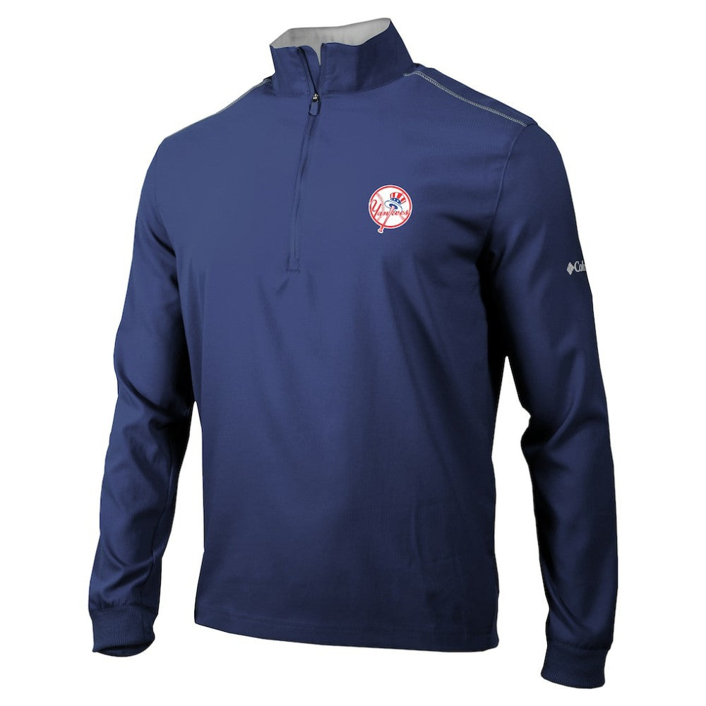 New York Yankees Omni-Wick Bogey's Paradise Quarter-Zip Top Navy | Columbia