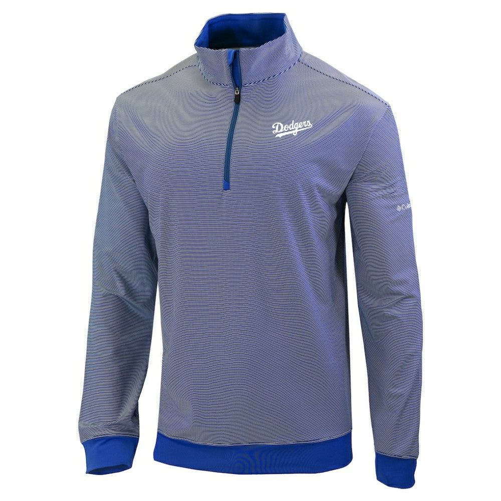 Los Angeles Dodgers Omni-Wick Even Lie Quarter-Zip Pullover Top Royal | Columbia