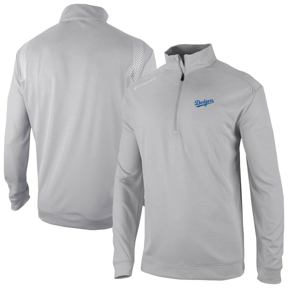 Los Angeles Dodgers Oakland Downs Omni-Wick Quarter-Zip Top Gray | Columbia