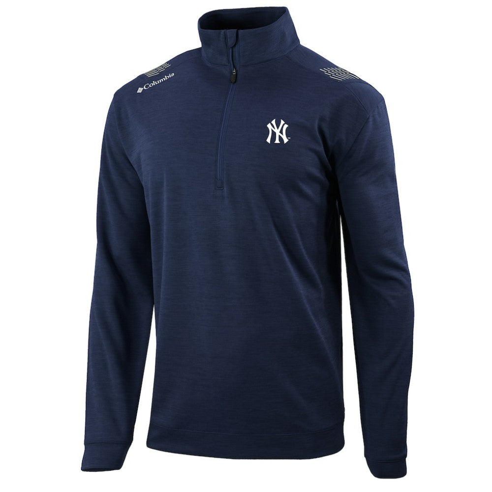New York Yankees Oakland Downs Omni-Wick Quarter-Zip Top Navy | Columbia