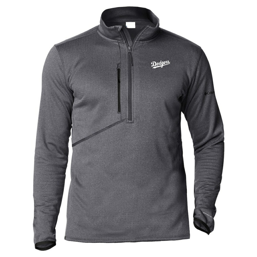 Los Angeles Dodgers Park View Omni-Wick Half-Zip Top Black | Columbia