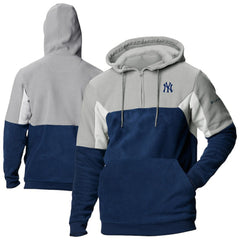 New York Yankees Lodge Fleece Quarter-Zip Hoodie Navy | Columbia
