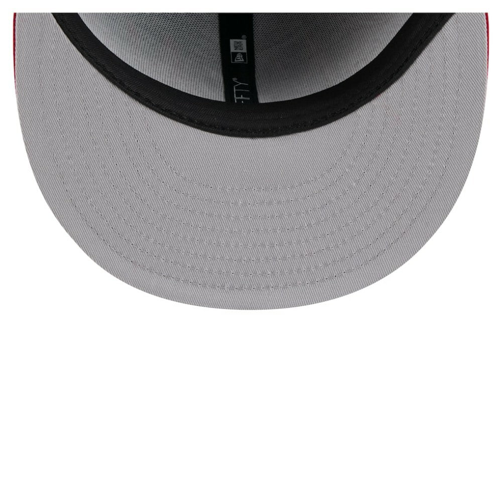 Atlanta Braves Retro Pattern 59FIFTY Fitted Hat Navy/Red | New Era