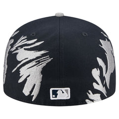 New York Yankees Retro Pattern 59FIFTY Fitted Hat Navy/Gray | New Era