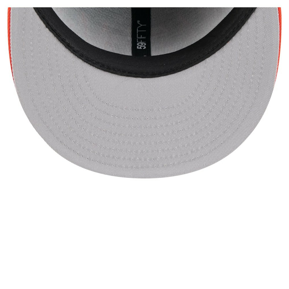 San Francisco Giants Retro Pattern 59FIFTY Fitted Hat Black/Orange | New Era