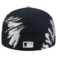 Detroit Tigers Retro Pattern 59FIFTY Fitted Hat Navy/Gray | New Era